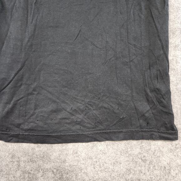 Dom Rebel Machina 1982 Mens S Small Black Distressed Double Side Graphic T Shirt - Picture 12 of 14